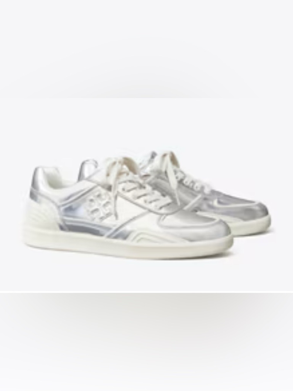 Tory Burch  Clover Court
Color: Argento / Oyster
Mushroom Low-Top Sneakers